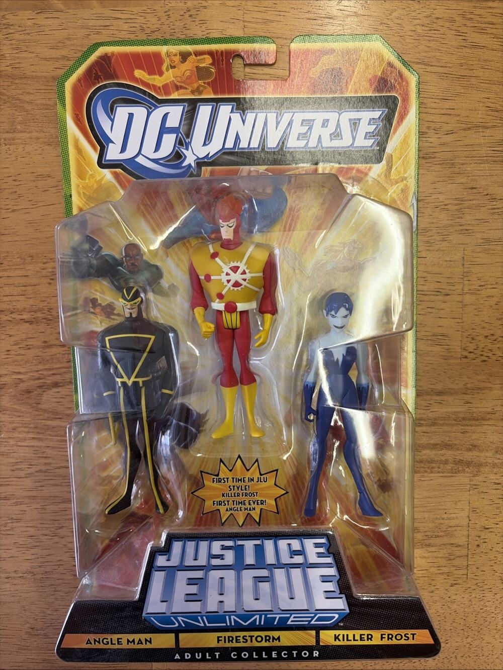 Mattel DC Universe JLU Boxed 3-Pack Angle Man Firestorm Killer Frost 2010